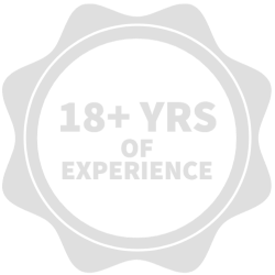 Over 18+ Years of Experience